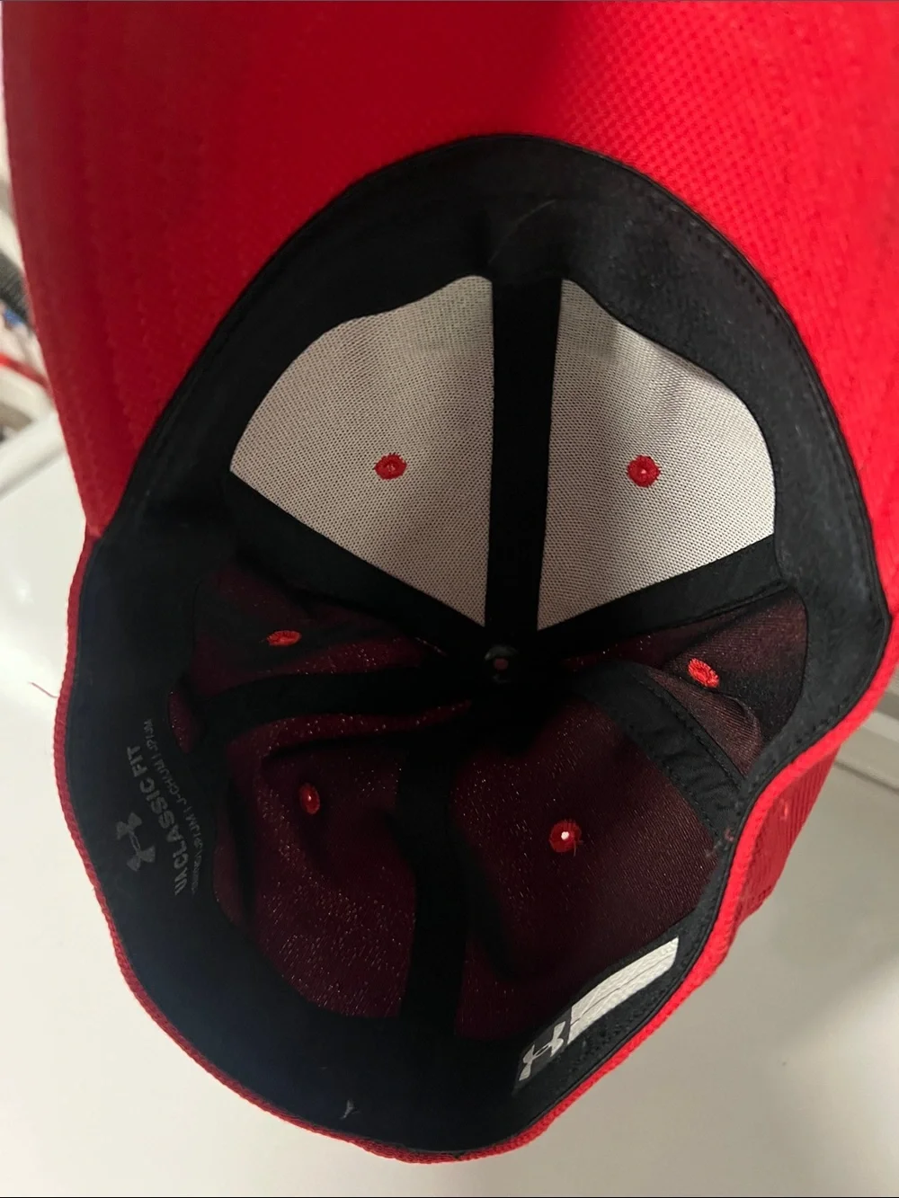 Under Armour bright red